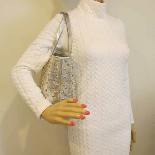 ジミーチュウコピー★VIPセール★SOFIA/S GLITTER LEATHER★即発送可